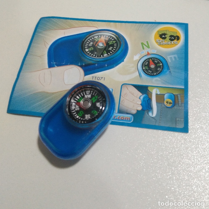Kinder &Uuml;berraschung: brujula miniatura kinder secret spy brujula gadget bpz papel