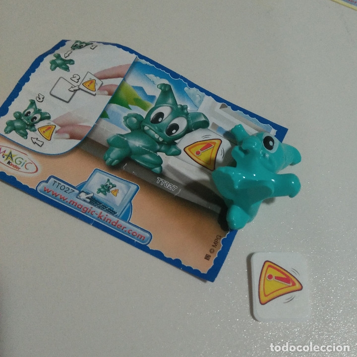 Kinder &Uuml;berraschung: kinder murcielago dragon pinza bpz papel serie TT