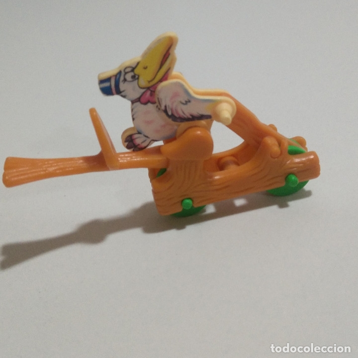 Figuras de goma Kinder: kinder pajaro urraca ruedas - Foto 2