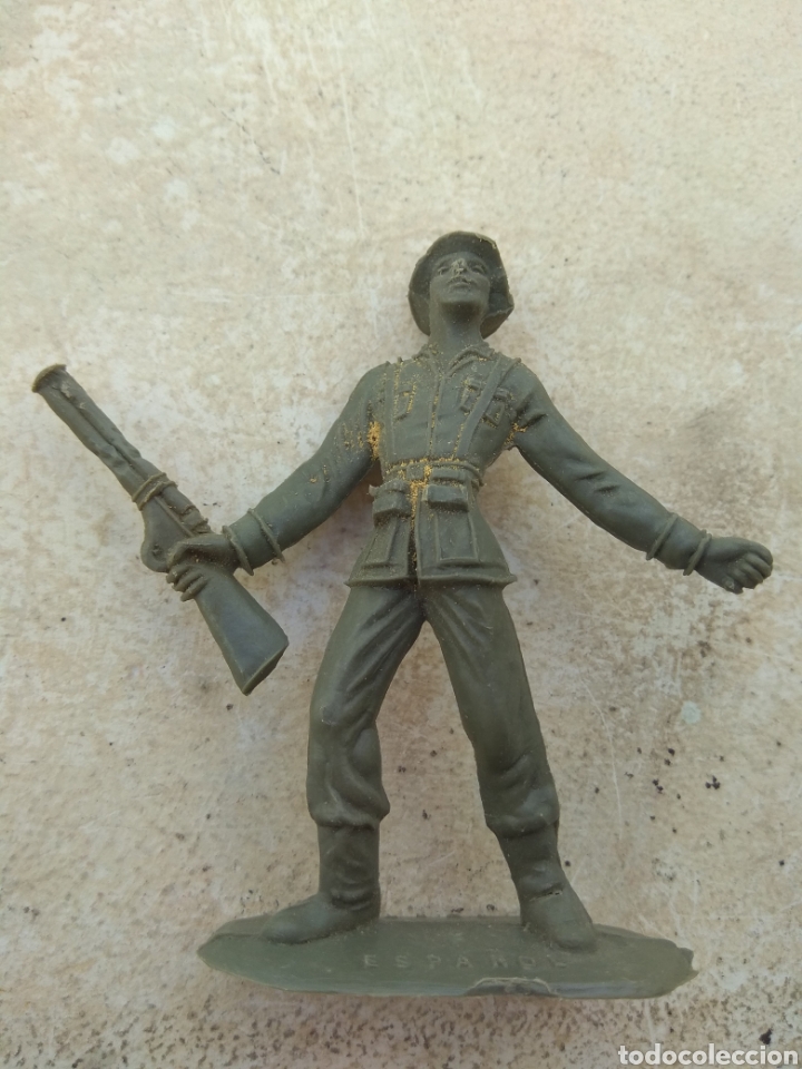 Figuras de goma y PVC: Soldado Espa&ntilde;ol Comansi - Foto 1