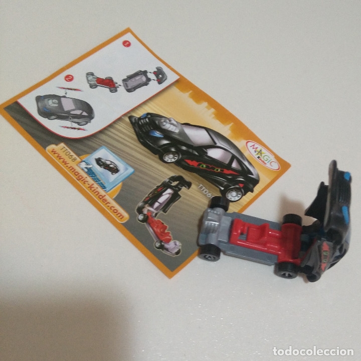 Kinder &Uuml;berraschung: kinder tt 068 68 coche transformable bpz papel