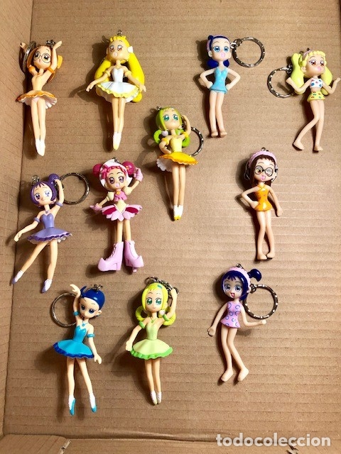 Gummi- und PVC-Figuren: Lote de 10 llaveros de mu&ntilde;ecas magical manga DoReMi