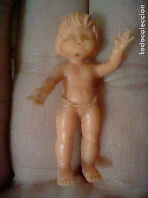 Gummi- und PVC-Figuren: BEBE NI&Ntilde;O FIGURA MONOCROMA PL&Aacute;STICO PROMOCIONAL O SIMILAR SALUDANDO