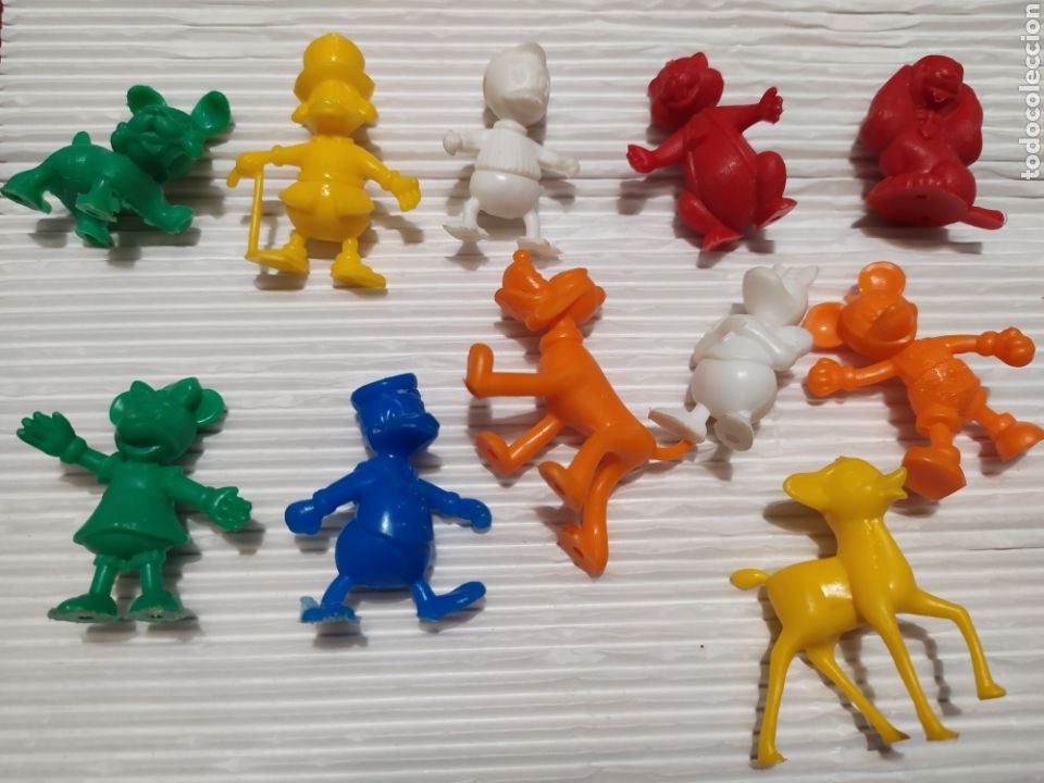 Figuras de Goma y PVC: Colecci&oacute;n completa a falta de una figura dunkin Danone Disney