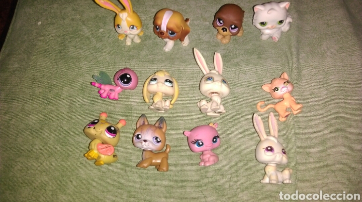 Figuras de goma y PVC: Lote littlest pets shop con defectos