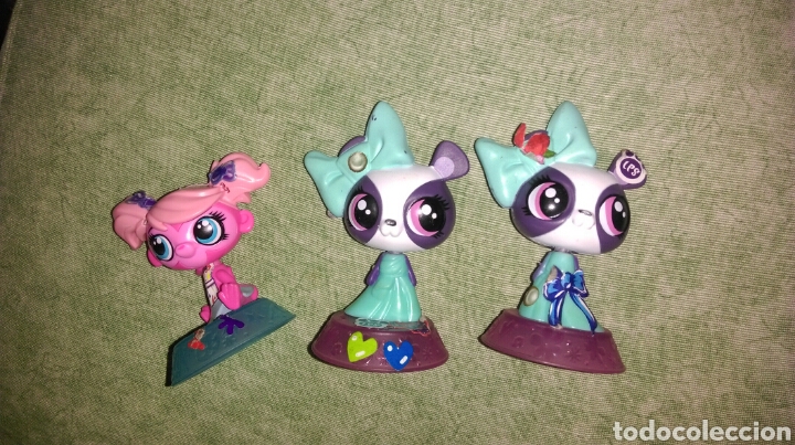Figuras de goma y PVC: Lote Littlest pets shop McDonald's