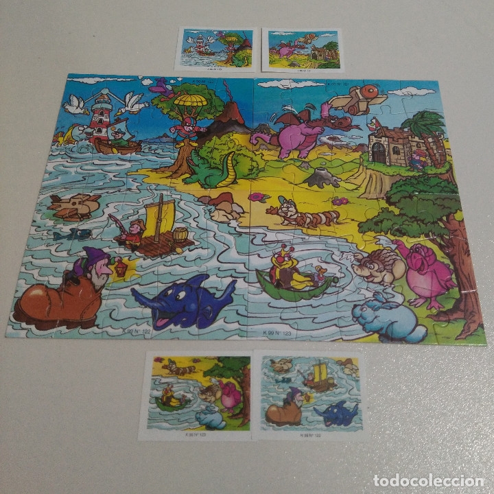 Figuras de Goma Kinder: (1,15 euros sueltos ) puzzles kinder antiguos 90 puzle rompecabezas ferrero bpz papel