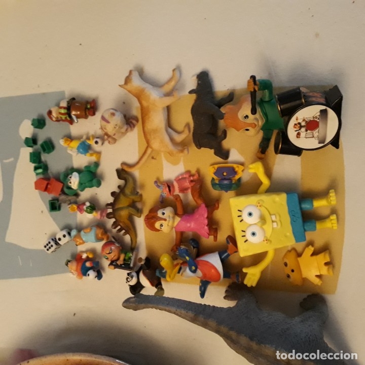 Figuras de Goma y PVC: LOTE DE MU&Ntilde;EQUITOS MINIATURAS