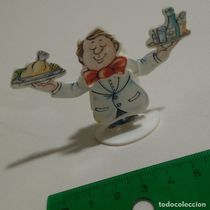 Figuras de Goma Kinder: kinder montable chef cocinero mu&ntilde;eco movil