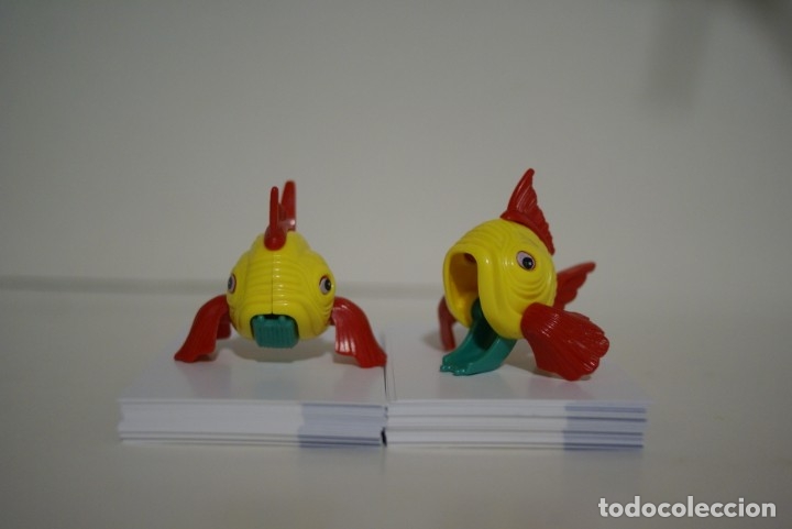 Figuras de goma Kinder: Pez amarillo K03 N&ordm; 35 - Foto 1