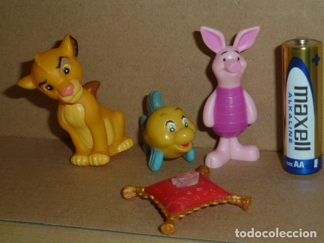 Figuras de Goma y PVC: Lote varias figuras Disney. Flounder, piglet..