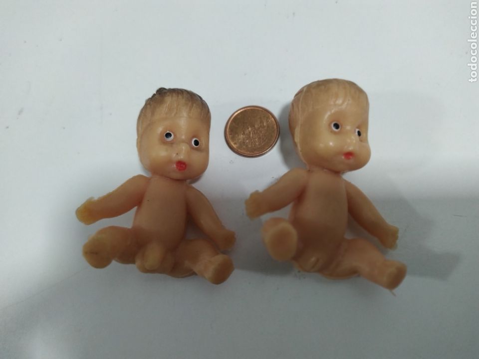 Figuras de goma y PVC: Pareja mu&ntilde;ecos de goma 5 cm - Foto 4