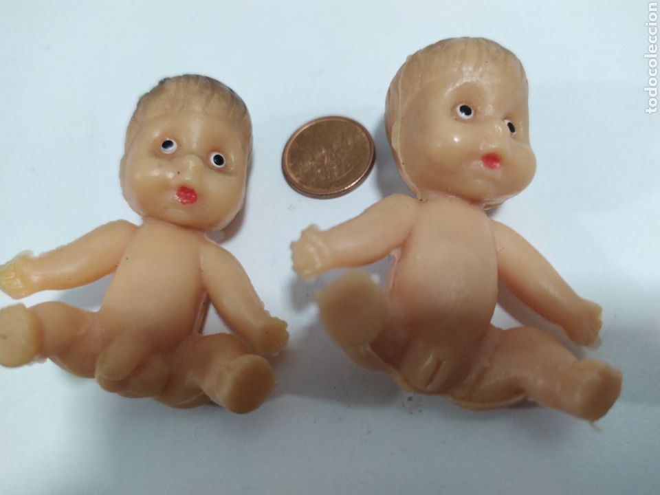 Figuras de goma y PVC: Pareja mu&ntilde;ecos de goma 5 cm - Foto 5