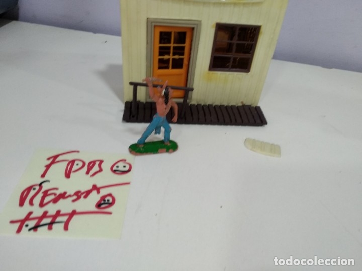 Figuras de goma y PVC: ANTIGUA EDIFICACION JECSARAMA DE JECSAN GENERAL STORE CON FIGURA - Foto 5