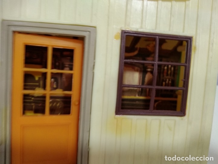Figuras de goma y PVC: ANTIGUA EDIFICACION JECSARAMA DE JECSAN GENERAL STORE CON FIGURA - Foto 7