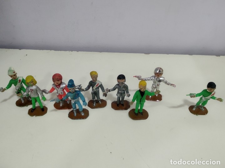 Figuras de goma y PVC: LOTE DE FIGURAS DE COMANSI THUNDERBIRDS - Foto 1