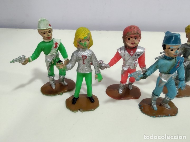 Figuras de goma y PVC: LOTE DE FIGURAS DE COMANSI THUNDERBIRDS - Foto 2