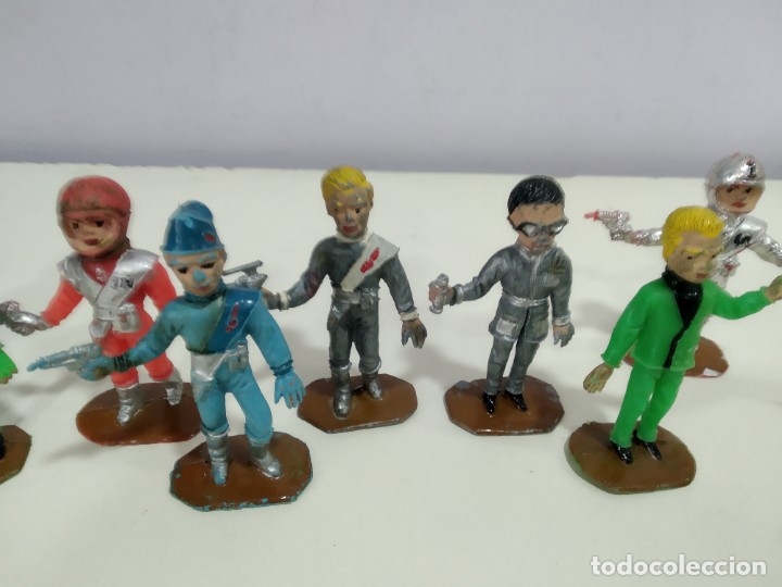 Figuras de goma y PVC: LOTE DE FIGURAS DE COMANSI THUNDERBIRDS - Foto 3