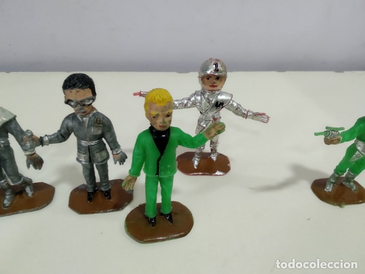Figuras de goma y PVC: LOTE DE FIGURAS DE COMANSI THUNDERBIRDS - Foto 4