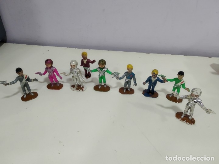 Figuras de goma y PVC: LOTE DE FIGURAS DE COMANSI THUNDERBIRDS - Foto 1