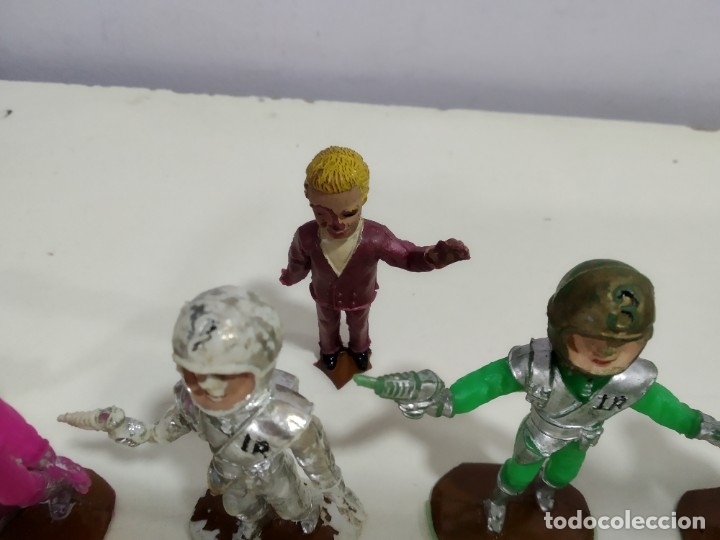 Figuras de goma y PVC: LOTE DE FIGURAS DE COMANSI THUNDERBIRDS - Foto 6