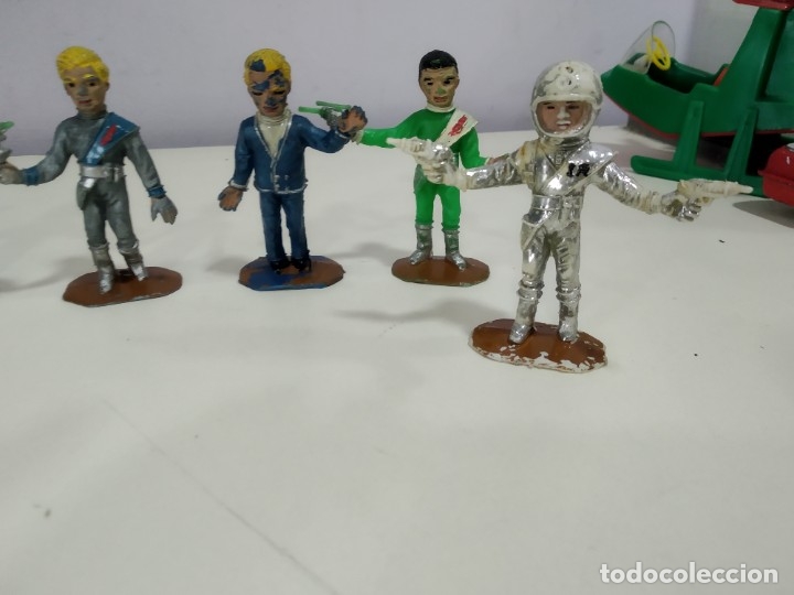 Figuras de goma y PVC: LOTE DE FIGURAS DE COMANSI THUNDERBIRDS - Foto 9