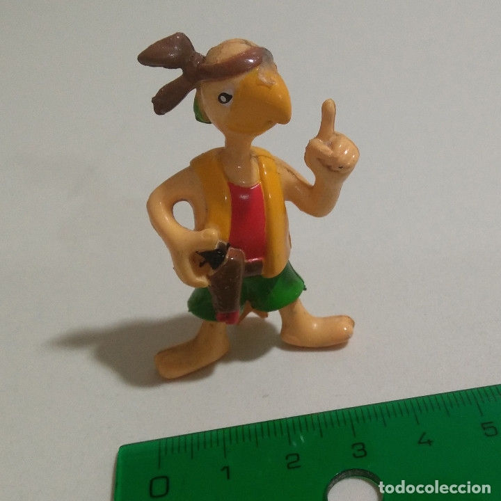 Figuras de Borracha e PVC: figura pajaro gallo pvc goma desconocida identificar oeste cowboy buitre pollo pistolero
