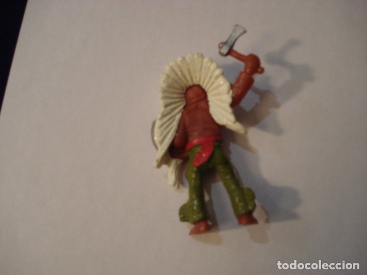Figuras de goma y PVC: FIGURA COMANSI JEFE INDIO - Foto 2