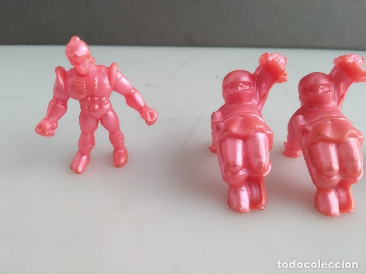 Figuras de goma y PVC: ANTIGUO MU&Ntilde;EQUITO DUNKIN  LOTE DE 4 - Foto 2