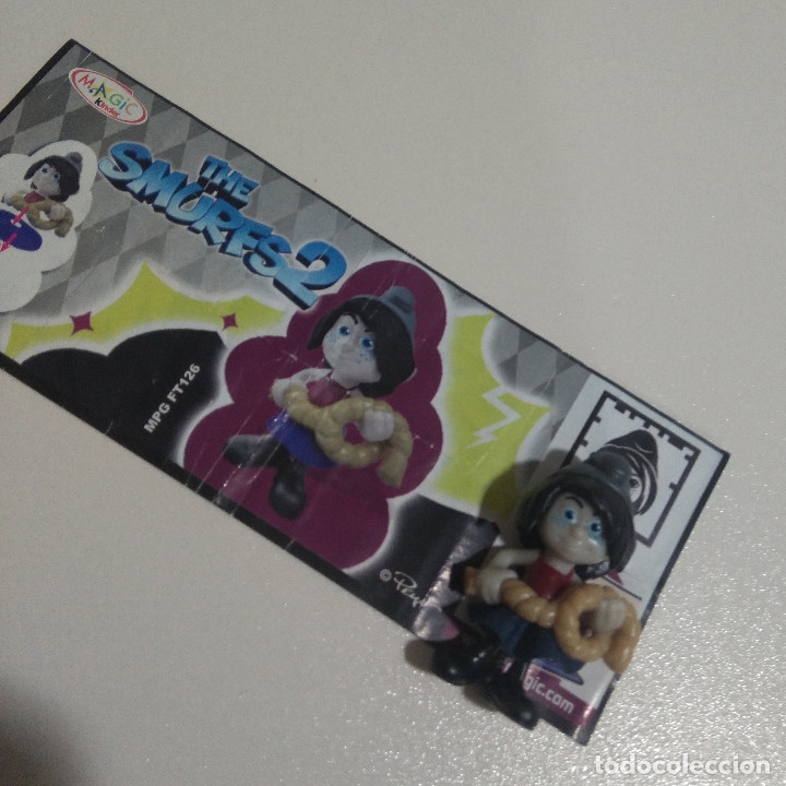 Kinder &Uuml;berraschung: pitufos kinder smurfs 2 pelicula mu&ntilde;ecos ft126 ft 126 vexy pitufo mu&ntilde;eco peyo figura bpz papel
