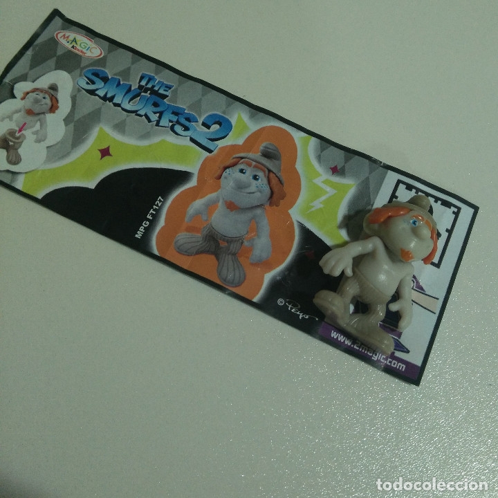 Kinder &Uuml;berraschung: pitufo smurfs 2 pelicula ft 127 kinder mu&ntilde;eco peyo ferrero smurf figura bpz papel hackus travieso