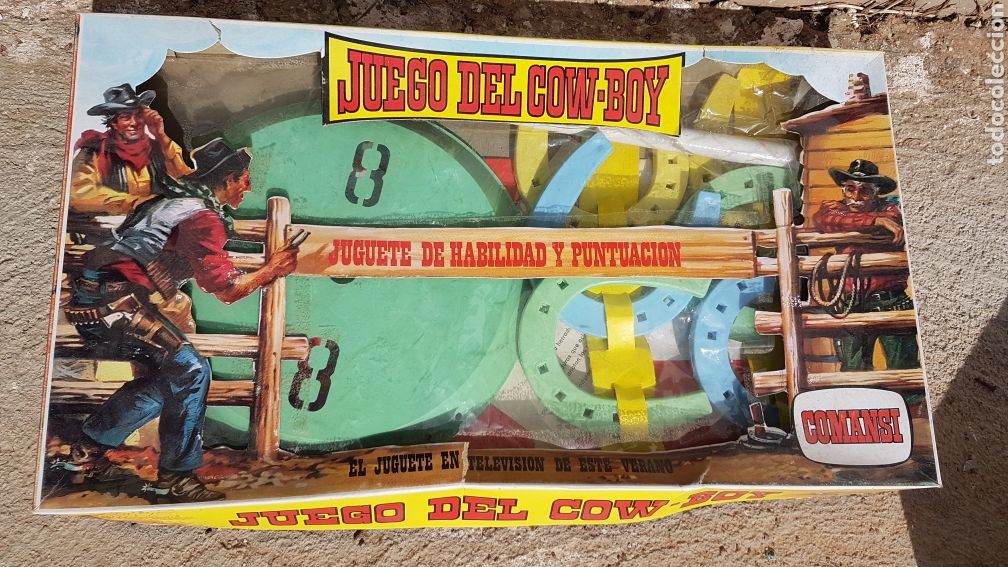 Figuras de goma y PVC: Juego de cowboy comansi - Foto 1