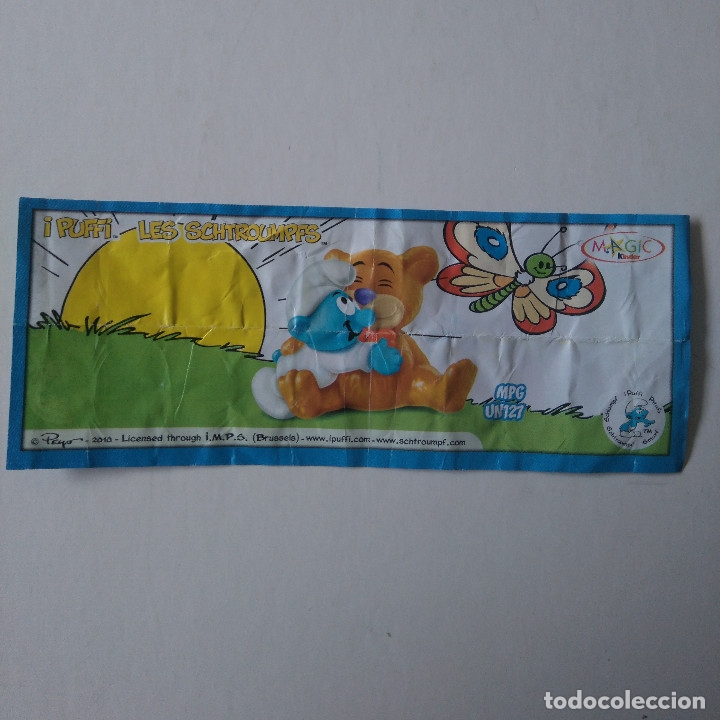Figure di Gomma e PVC: BPZ PAPEL pitufo mu&ntilde;eco kinder peyo smurf pitufos SCHTROUMPFS SCHL&Uuml;MPFE bebe osito baby