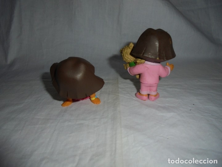Figuras de goma y PVC: 2 FIGURAS DE DORA LA EXPLORADORA TPF - Foto 2