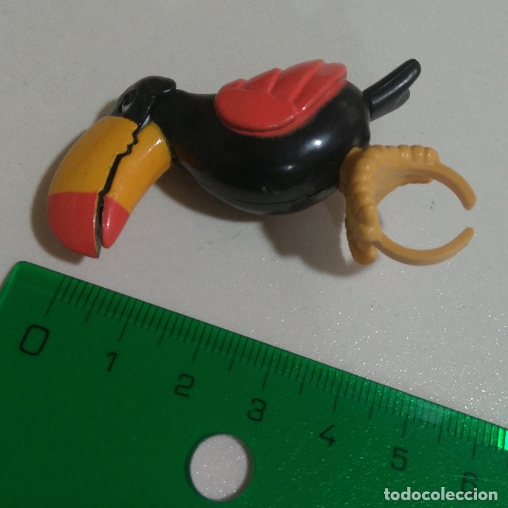 Figuras de Borracha e PVC: pajaRO kinder dedo anillo tucan ave