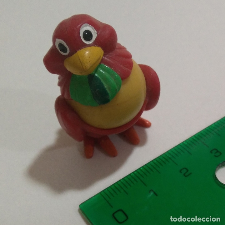 Figuras de Borracha e PVC: kinder pajaro bolita bola ave loro papagayo