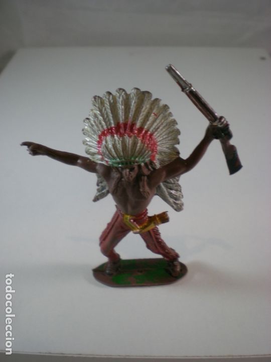 Figuras de goma y PVC: Figura Indio Comansi Original - Foto 2