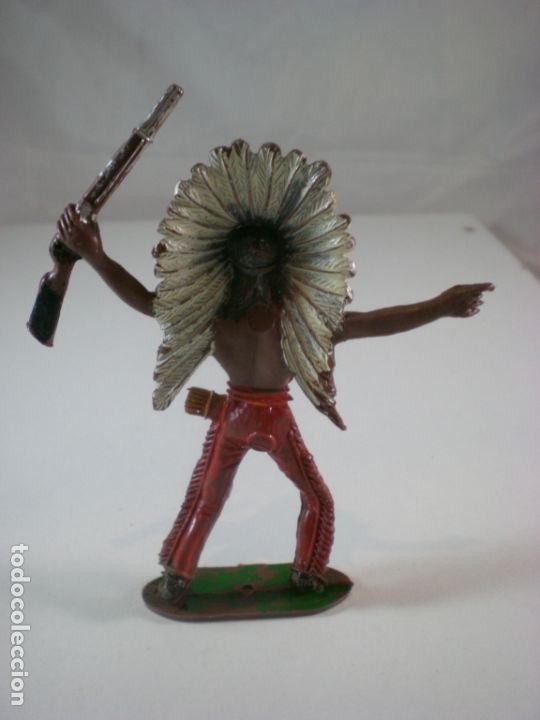 Figuras de goma y PVC: Figura Indio Comansi Original - Foto 3