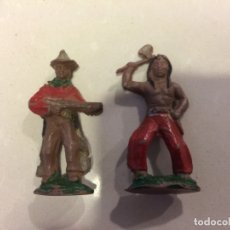 Figuras de Goma y PVC: INDIO Y VAQUERO LAFREDO GOMA 4,5 CM. Lote 183253208