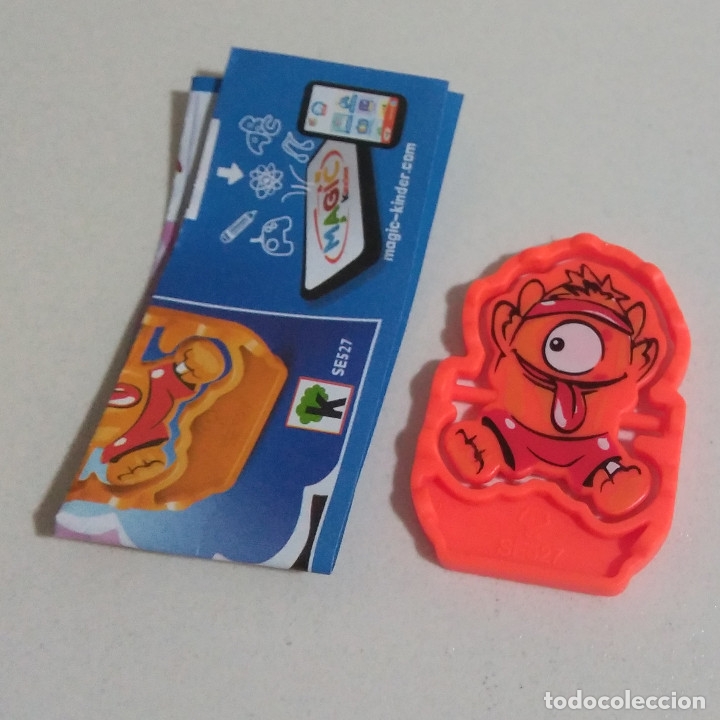 Figuras de goma Kinder: kinder se monstruo bpz papel - Foto 1