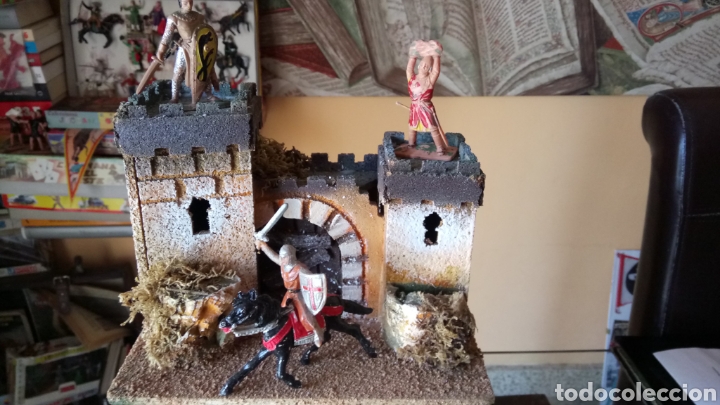 Figuras de goma y PVC: DIORAMA DE CASTILLO. - Foto 1