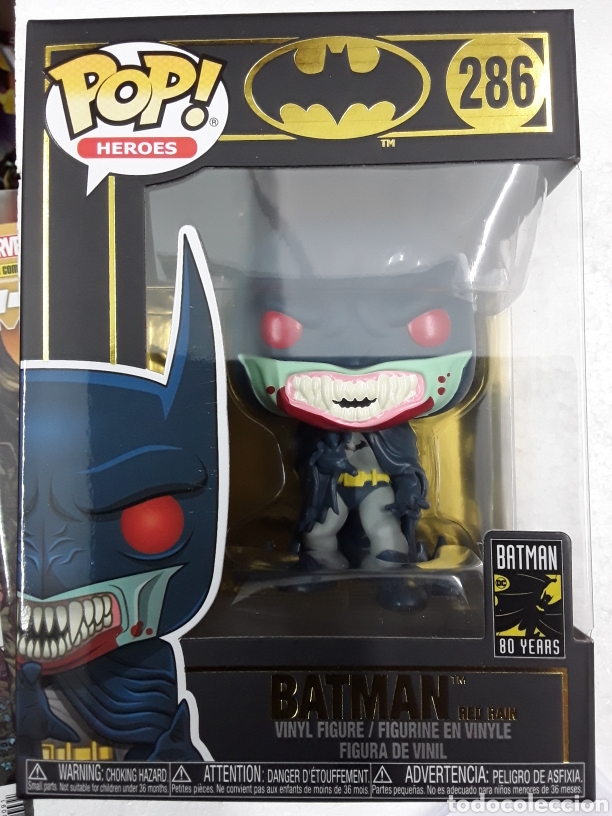 DC: Batman Batman Lluvia Rojo 1991 Vinilo Figura #286 FUNKO POP! 80TH 
