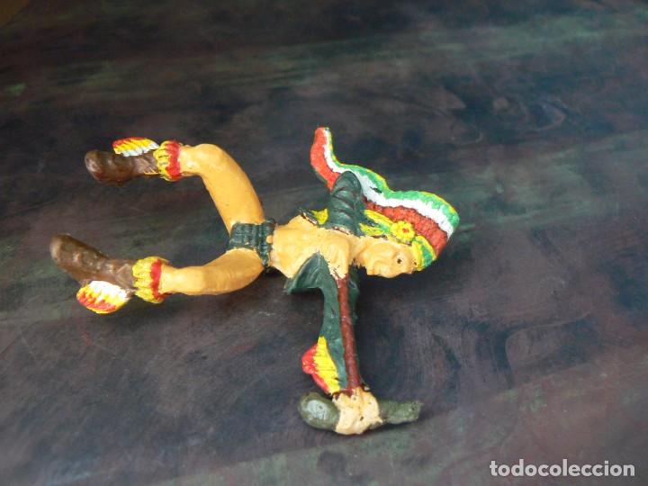Figuras de goma y PVC: INDIO A CABALLO DE REIGON - Foto 9