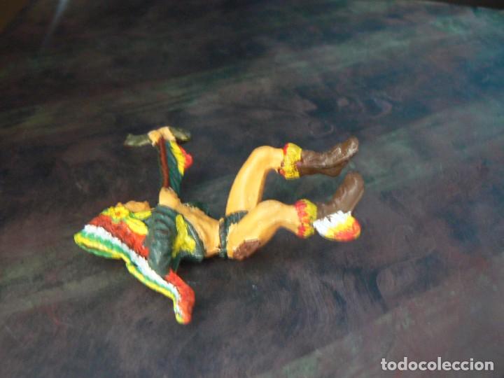 Figuras de goma y PVC: INDIO A CABALLO DE REIGON - Foto 10