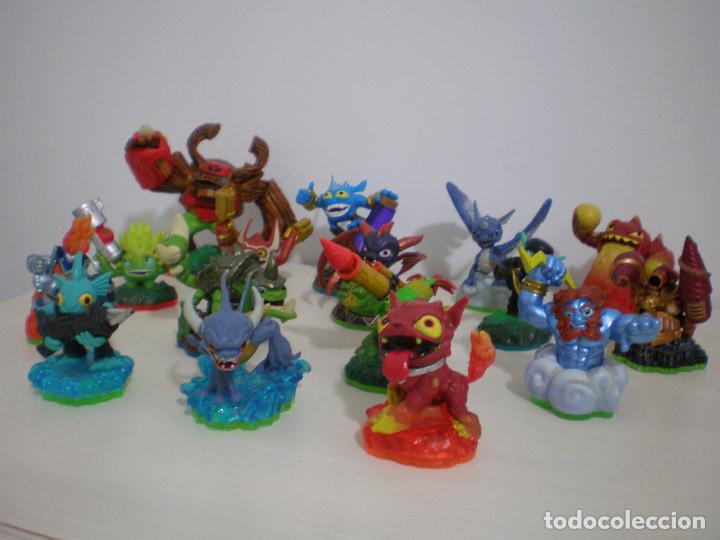 Figuras de goma y PVC: Lote de figuras skylanders - Foto 2