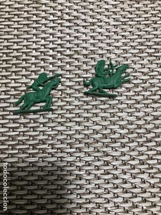 Figuras de goma y PVC: INDIOS PLANOS - 1970 - Foto 1