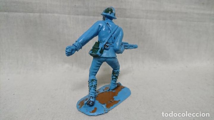 Figuras de goma y PVC: SOLDADO DE PL&Aacute;STICO FRANC&Eacute;S, COMANSI, 8 CM - Foto 2