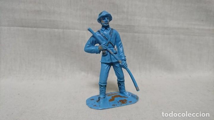 Figuras de goma y PVC: SOLDADO DE PL&Aacute;STICO FRANC&Eacute;S, COMANSI, 8 CM - Foto 1