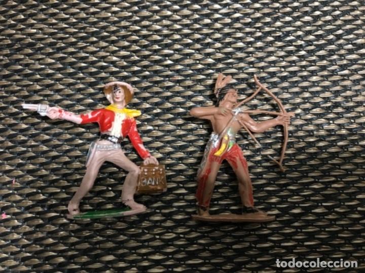Figuras de goma y PVC: INDIO Y VAQUERO COMANSI - Foto 2