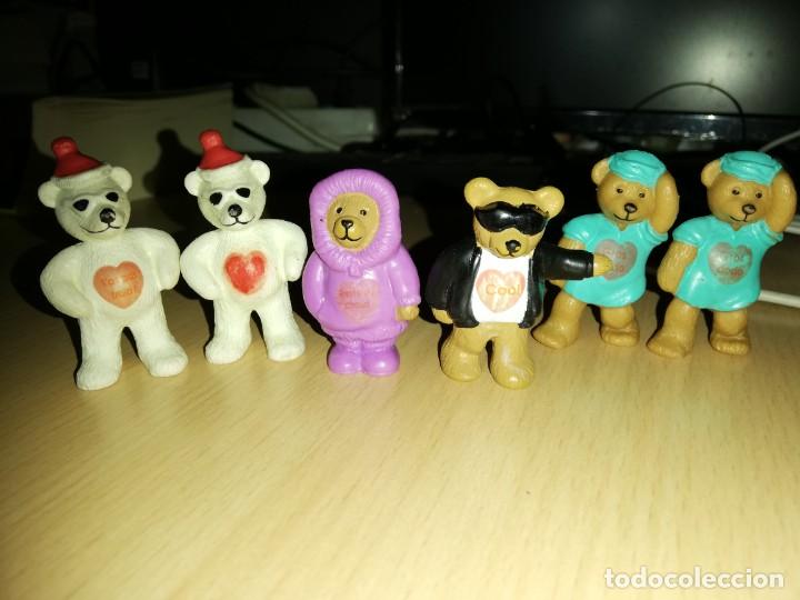 Figure di Gomma e PVC: LOTE FIGURAS GOMA PVC OSOS CORAZ&Oacute;N M.E.G. 1997 DESCONOCIDOS RAROS